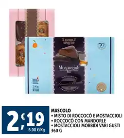 Deco Supermercati MASCOLO misto di roccocò e mostaccioli offerta