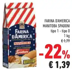 Conad Superstore Farina d'america manitoba spadoni tipo 1 - tipo 0 offerta