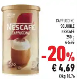 Conad Superstore Cappuccino solubile NESCAFÈ offerta