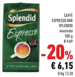 Conad Superstore Caffè espresso bar splendid macinato offerta