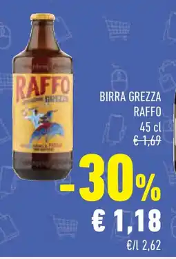 Conad Superstore Birra grezza RAFFO offerta