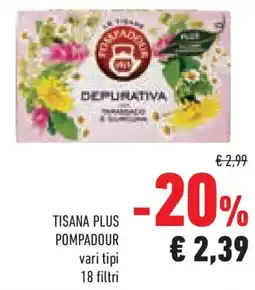 Conad Superstore Tisana plus pompadour offerta