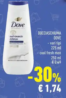 Conad Superstore Docciaschiuma DOVE offerta