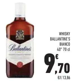 Conad Superstore Whisky ballantine's bianco 40° offerta
