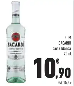 Conad Superstore Rum bacardi carta blanca offerta