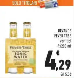 Conad Superstore Bevande FEVER TREE offerta