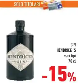 Conad Superstore Gin HENDRICK'S offerta