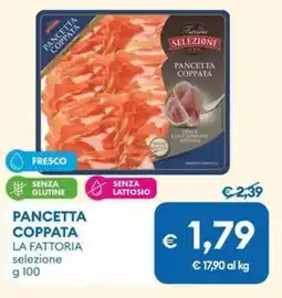 MD Discount Pancetta coppata LA FATTORIA offerta