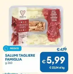 MD Discount Salumi tagliere famiglia AMORETTI offerta