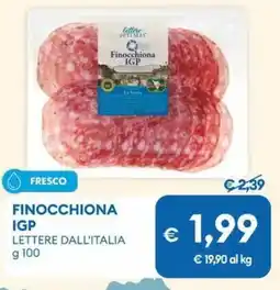MD Discount Finocchiona IGP LETTERE DALL'ITALIA offerta