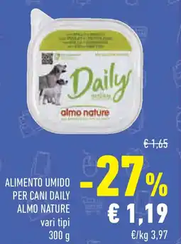 Conad Superstore Alimento umido per cani daily ALMO NATURE offerta