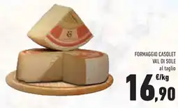 Conad Superstore Formaggio casolet val di sole offerta