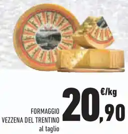 Conad Superstore Formaggio vezzena del trentino offerta