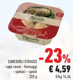 Conad Superstore Canederli straus rape rosse, formaggi, spinaci e speck offerta