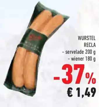 Conad Superstore Wurstel recla servelade e wiener offerta