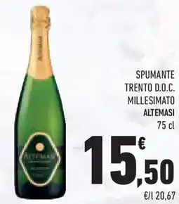 Conad Superstore Spumante trento d.o.c. millesimato altemasi offerta