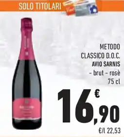 Conad Superstore Metodo classico d.o.c. avio sarnis brut e rosè offerta