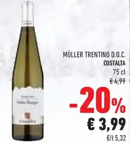Conad Superstore Müller trentino d.o.c. costalta offerta