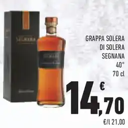 Conad Superstore Grappa di solera segnana offerta