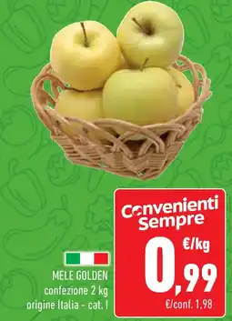 Conad Superstore Mele golden offerta