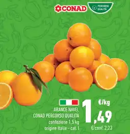 Conad Superstore Arance navel CONAD PERCORSO QUALITÀ offerta