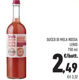 Conad Superstore Succo di mela rossa LENIS offerta