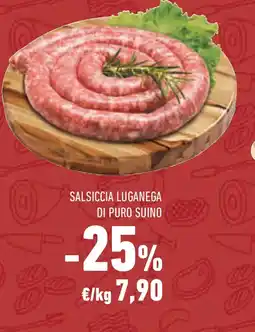 Conad Superstore Salsiccia luganega di puro suino offerta