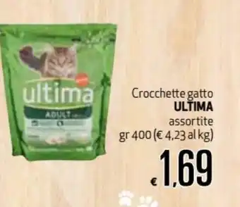 Maxi Supermercati Ultima Crocchette gatto assortite 400gr offerta