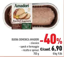 Conad Superstore Amadori buona domenica AMADORI offerta
