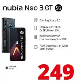 Comet ZTE nubia Neo 3 GT 5G offerta