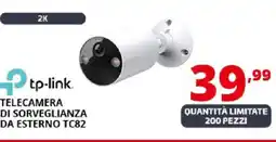 Comet tp-link TELECAMERA DI SORVEGLIANZA DA ESTERNO TC82 offerta