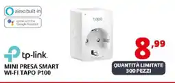 Comet tp-link MINI PRESA SMART WI-FI TAPO P100 offerta
