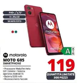 Comet motorola MOTO G05 SMARTPHONE offerta