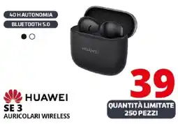 Comet HUAWEI SE 3 AURICOLARI WIRELESS offerta
