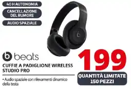 Comet beats CUFFIE A PADIGLIONE WIRELESS STUDIO PRO offerta