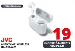 Comet JVC AURICOLARI WIRELESS HA-A3T-W-V offerta