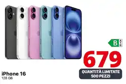 Comet iPhone 16 125GB offerta
