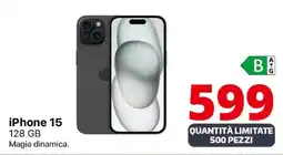 Comet iPhone 15 128 GB offerta