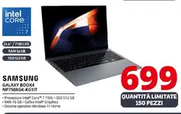 Comet SAMSUNG GALAXY BOOK4 NP750XGK-KG1IT offerta