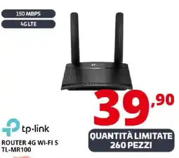 Comet tp-link ROUTER 4G WI-FI S TL-MR100 offerta