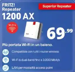 Comet FRITZ! Repeater 1200 AX offerta