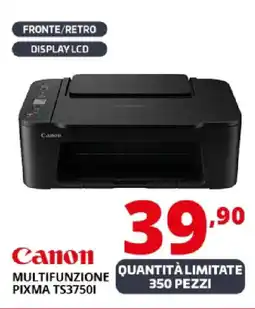 Comet Canon MULTIFUNZIONE PIXMA TS37501 offerta