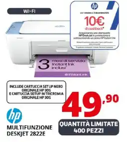 Comet hp MULTIFUNZIONE DESKJET 2822E offerta
