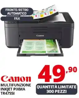 Comet Canon MULTIFUNZIONE INKJET PIXMA TR47551 offerta