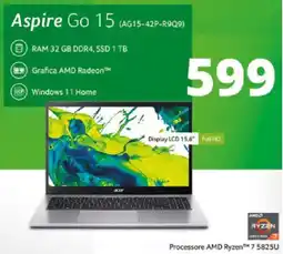 Comet ACER Aspire Go 15 (AG15-42P-R9Q9) offerta