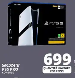 Comet SONY PS5 SONY PS5 PRO CONSOLE console offerta