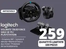 Comet logitech VOLANTE TRUEFORCE G923 SE PC/ PLAYSTATION offerta