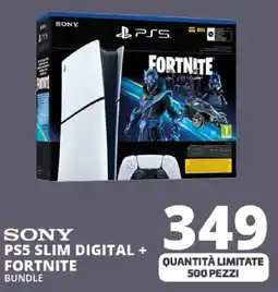 Comet SONY PS5 Slim digital + fortnite offerta