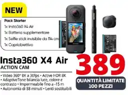 Comet Insta360 X4 Air ACTION CAM offerta