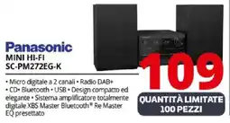 Comet Panasonic MINI HI-FI SC-PM272EG-K offerta